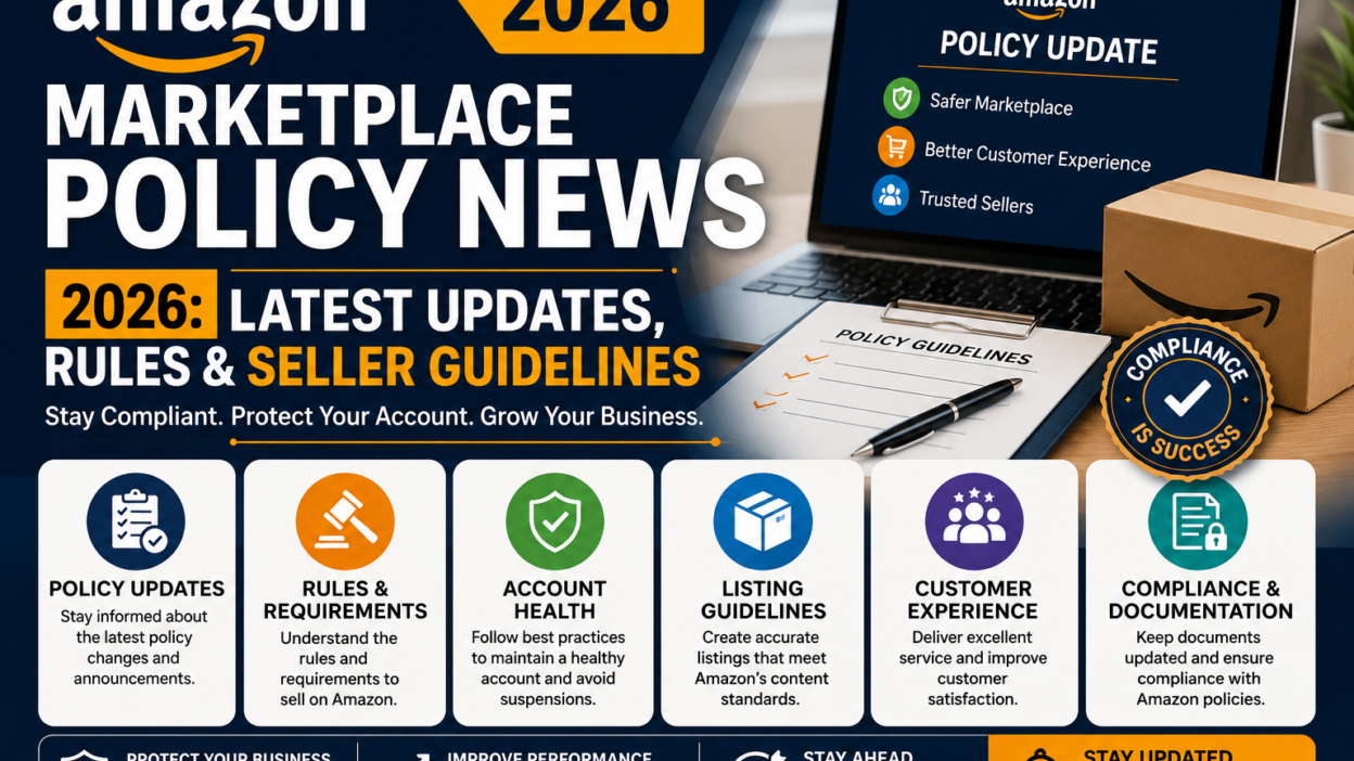 Amazon Marketplace Policy News 2026: Latest Updates, Rules & Seller Guidelines