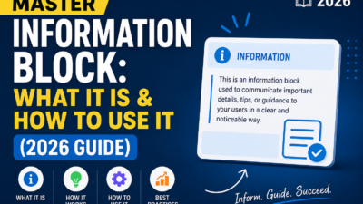 Master Information Block: What It Is & How to Use It (2026 Guide)