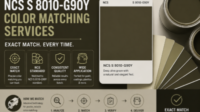 NCS S 8010-G90Y Color Matching Services | Exact Match