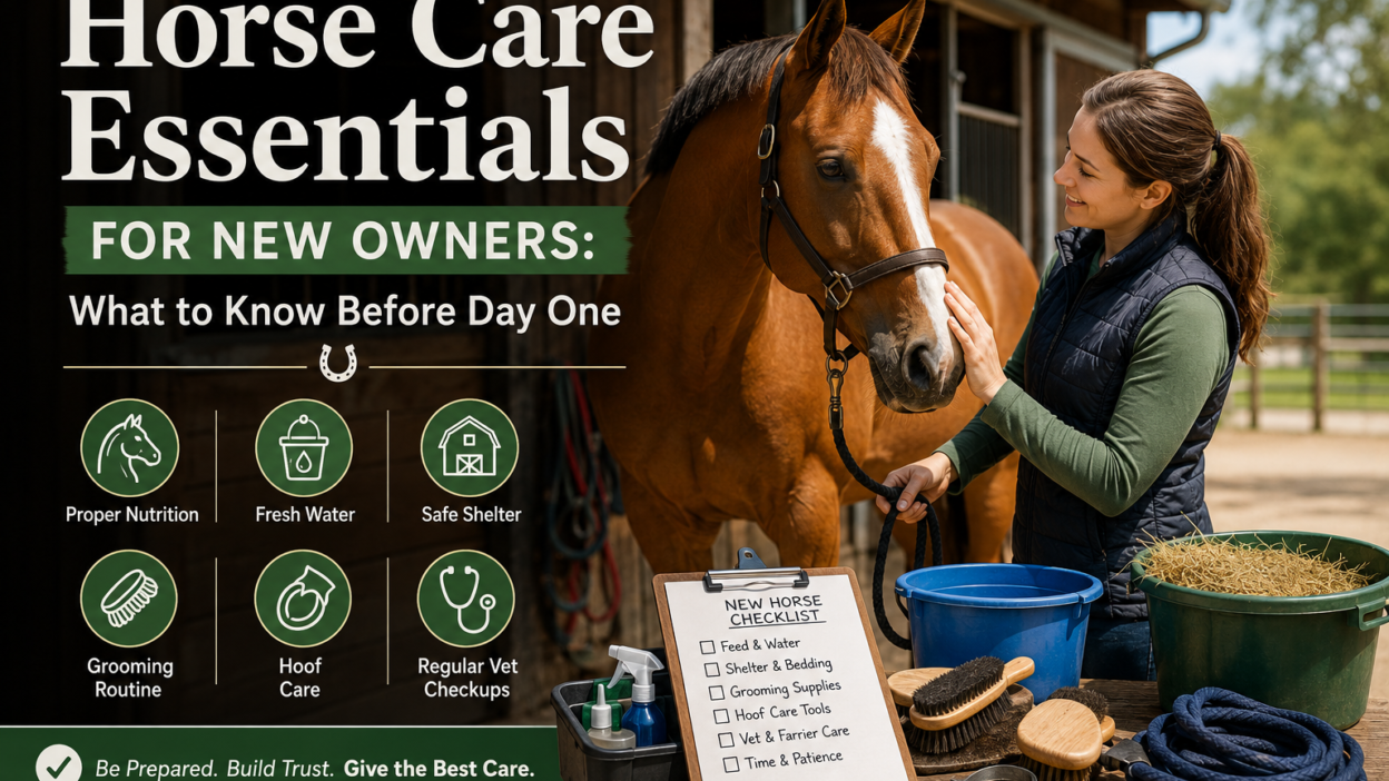Horse Care Essentials for New Owners: What to Know Before Day One